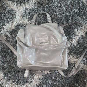 Grey Michael Kors Backpack Large